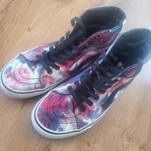 Vans Sk8 Hi Galaxy Rose Skate Shoes